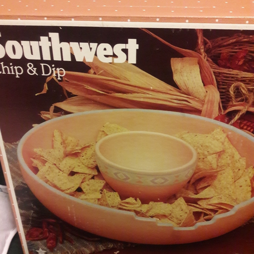Vintage southwest chip and dip set